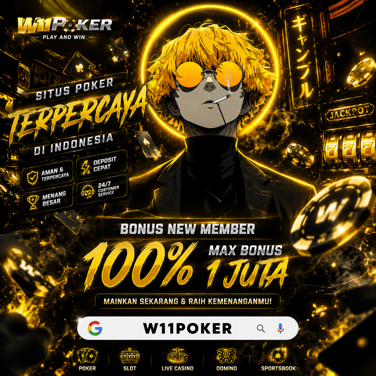Banner W11Poker